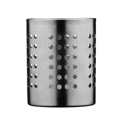 Image de Premier égouttoir à couverts diamètre 10 cm rond / inox brossé