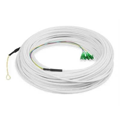 Image de DIGITUS câble réseau mode unique LC/APC (M) 50 m 4 mm fibre optique 9 / 125 micromètres G.657.A2/OS2 de chute, sans halogène blanc