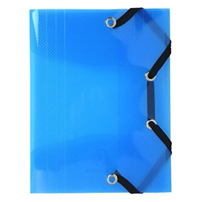 Image de Chemise a elastique 3 rabats polypro crystal colour format pocket 12x16cm