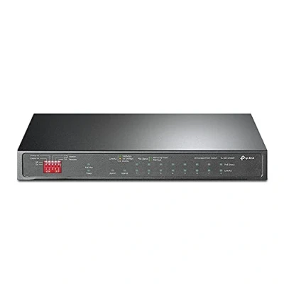 Image de TP Link TL SG1210MP V2 Commutateur non géré 8 x 10/100/1000 (PoE+) + 1 (liaison montante) Gigabit SFP de bureau, fixation murale PoE+