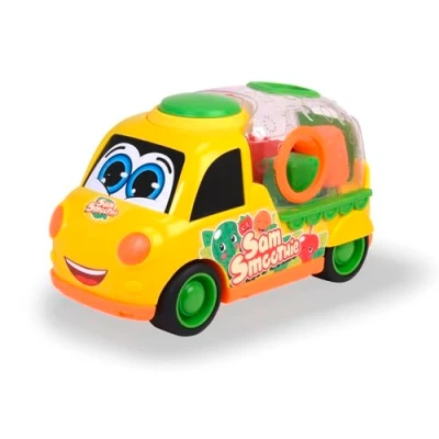 Afbeelding van Voertuig Smoby ABC Sam Smoothie Bus Geel 30 cm