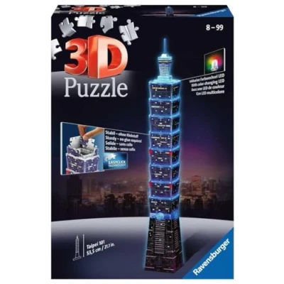Image de Puzzle 3D Taipei Illumine 216 pièces Ravensburger