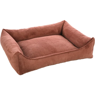 Afbeelding van Flamingo Reno Mand Honden Rechthoekig+rits Zalmroze 100x80x25cm 1st 138675