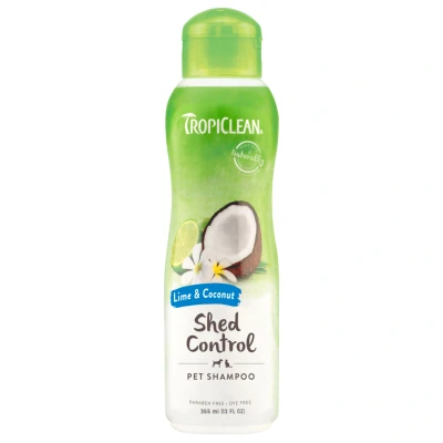 Afbeelding van Tropiclean Shed Control Shampoo Lime&amp;Coconut Hondenvachtverzorging 355 ml