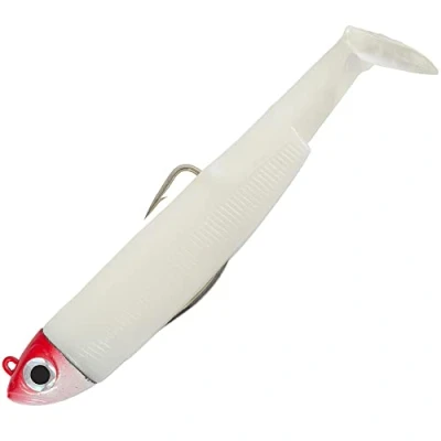 Afbeelding van Fiiish Combo Black Minnow + hoofd Plombee Off Shore 12 cm 25 g wit rood BM503