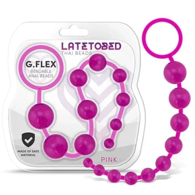 Afbeelding van G.Flex Bendable Thai Anal Beads Pink