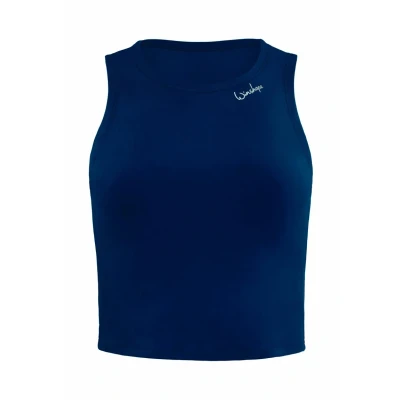 Afbeelding van Winshape Functional Comfort Cropped TANK Top, Dames, Maat: XS, Dark blue