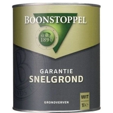Afbeelding van Boonstoppel Garantie Snelgrond 1 liter Grondverf &amp; Primer