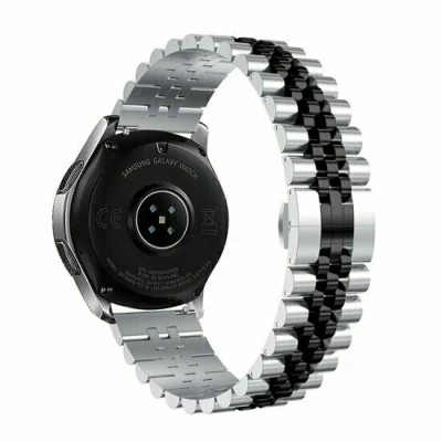Afbeelding van Garmin Venu / Sq Sq2 2 plus Stalen band Zilver zwart