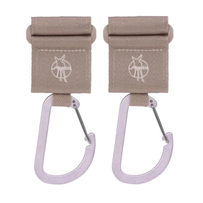Afbeelding van Lässig Tassen Haken Buggy 2st. Beige