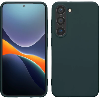 Afbeelding van kwmobile telefoonhoesje geschikt voor Samsung Galaxy S23 Hoesje smartphone Back cover in leisteen
