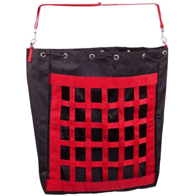 Afbeelding van Premiere Hooizak Raamwerk met Ophangband Zwart/Rood One Size