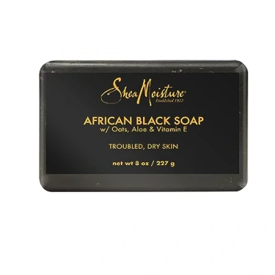 Afbeelding van SHEA MOISTURE African Black Soap Bar Acne Prone &amp; Troubled Skin