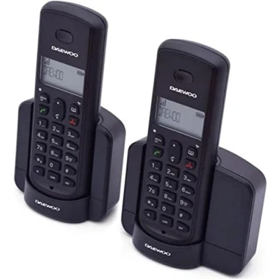 Image de Téléphones sans fil daewoo dtd 1350 dect duo noir