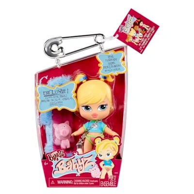 Image de Bratz Babyz Poupée Mannequin à Collectionner Cloe Avec des Vraies Tenues et Animal de Compagnie Jouet pour Enfant Idéal À Partir 6 Ans