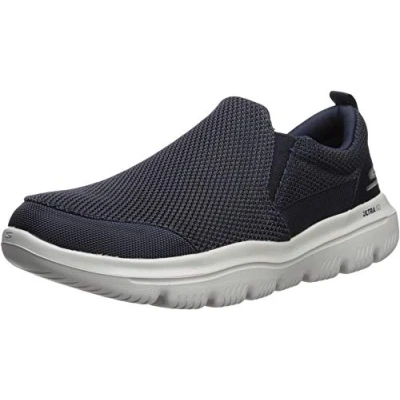 Afbeelding van Skechers Go Walk 5 Apprize Slip on sneakers voor heren, Navy/Grijs