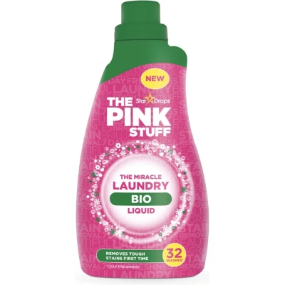 Afbeelding van The Pink Stuff Stardrops Vloeibaar Wasmiddel Biologisch 960 ml.