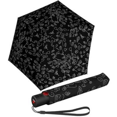 Afbeelding van Knirps Ultra U.200 Medium Duomatic zakparaplu automatisch openen en sluiten stormbestendig winddicht, Speak, Modern