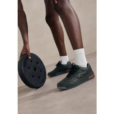Afbeelding van Under Armour Sport Court Trainingsschoen, Heren, Maat: 43, Black Leer/ synthetisch