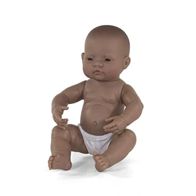 Afbeelding van Miniland babypop latijns amerikaans meisje 40 cm