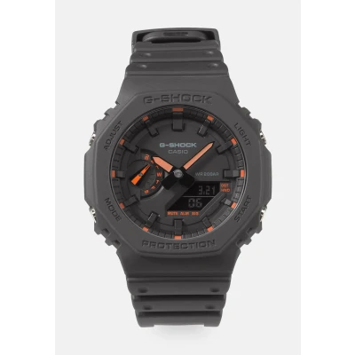 Afbeelding van G SHOCK GA2100 Horloge, Maat: One Size, Black/orange