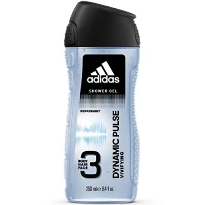 Afbeelding van adidas Men Dynamic Pulse 3 in 1 douchegel (lichaam, haar, gezicht), 250 ml, stuks