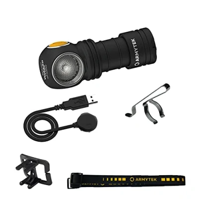 Afbeelding van ArmyTek Wizard C1 Pro Magnet Warm Hoofdlamp werkt op een accu LED Met magneethouder 1000 lm 1440 h 55 g