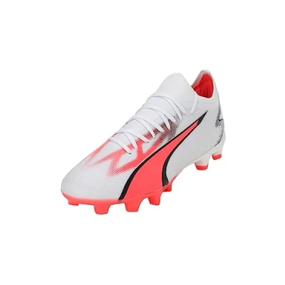 Afbeelding van PUMA Ultra Match Fg/Ag WN voetbalschoenen voor dames, Witte Black Fire Orchid