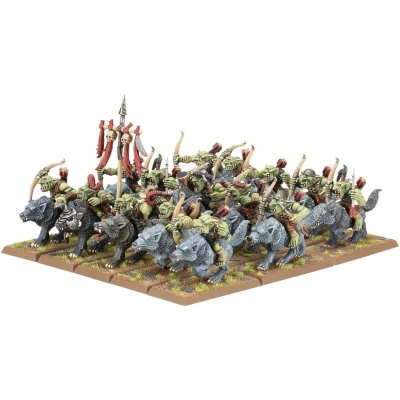 Afbeelding van Warhammer: The Old World Orc &amp; Goblin Tribes: Wolf Rider Mob