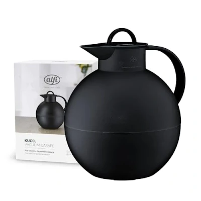 Afbeelding van Alfi Thermoskan Kugel Zwart Mat 940 ml