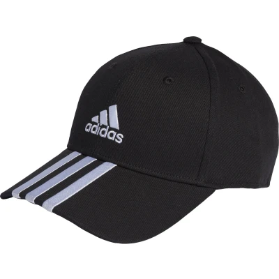 Afbeelding van adidas Sportswear 3 Stripes Twill Baseball Pet, Maat: M/L, Black white