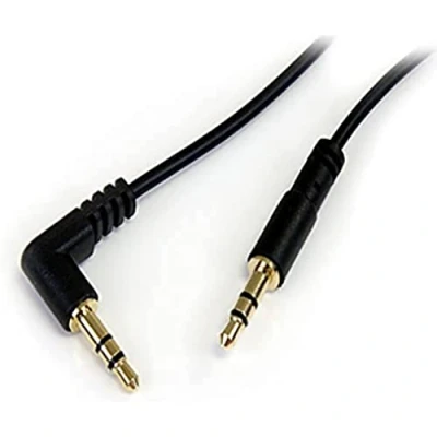 Afbeelding van StarTech.com MU3MMSRA stereo audiokabel, smal, 0,9 m 1 hoek