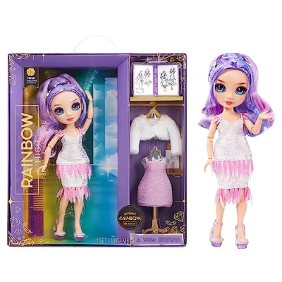 Image de Poupée Rainbow High Fantastic Fashion Doll Violet