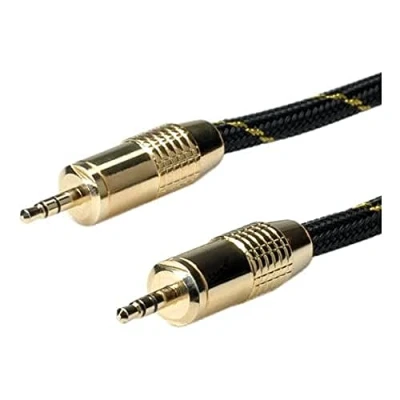 Afbeelding van ROLINE GOLD 3,5 mm audio kabel M/M, Retail Blister, 2,5 m