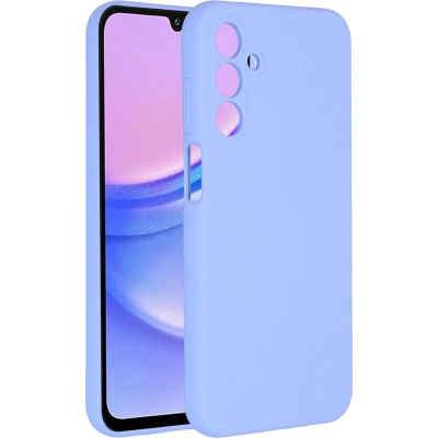 Afbeelding van Accezz Hoesje Geschikt voor Samsung Galaxy A15 (4G) / (5G) Siliconen Liquid Silicone Backcover Paars