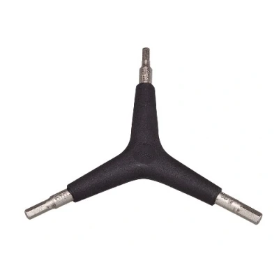 Afbeelding van BBB Cycling ThreeStar Inbussleutelset Fietsgereedschap voor Onderweg Zwart 4/5/6mm BTL 28