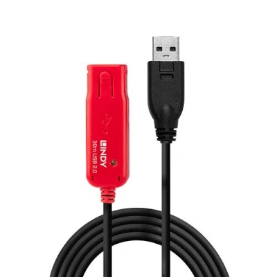 Image de Lindy USB 2.0 Active Extension Cable Rallonge de câble (M) pour (F) 30 m