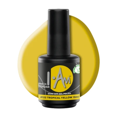 Afbeelding van Soak Off Gel Polish #122 Tropical Yellow (15ml) Geel