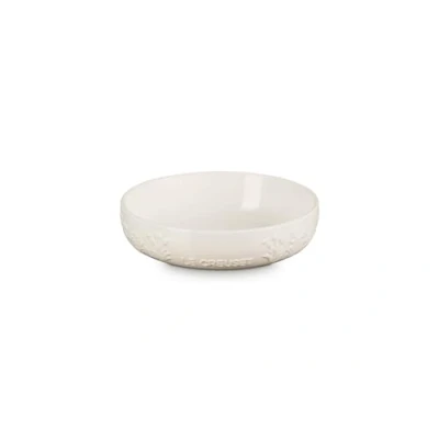 Afbeelding van Le Creuset Bolvormig soepbord 7,1 inch (18 cm) veerontlasting, meringue bloemenmotief, hittebestendig, koudebestendig, magnetronbestendig, oven,