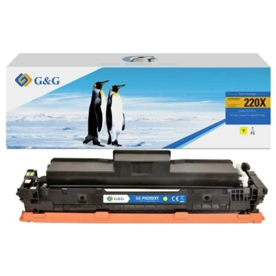 Afbeelding van G&amp;G 220X Huismerk XL Toner Geschikt voor HP 220A W2203A W2203X magenta