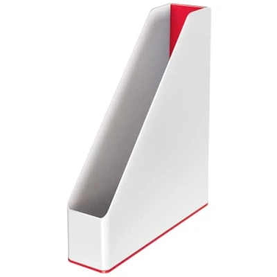 Afbeelding van Leitz WOW Tijdschriftencassette Rood/Wit