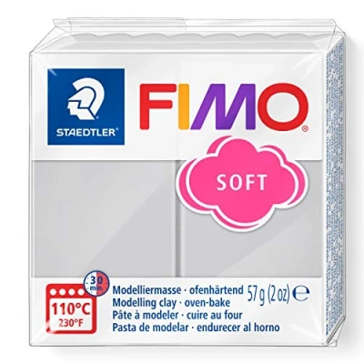 Afbeelding van Staedtler Fimo Soft modelleerdeeg, 57 g, dolfijngrijs