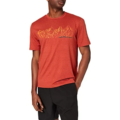 Afbeelding van Killtec heren shirt KM functioneel 36666 oranje maat 4XL