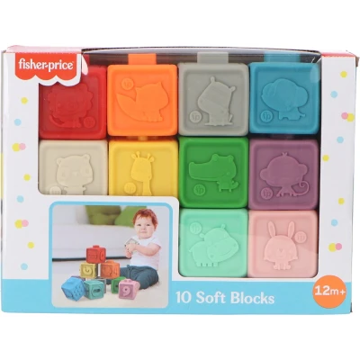 Afbeelding van Fisher Price Baby 10 Zachte Blokken 8721008123806