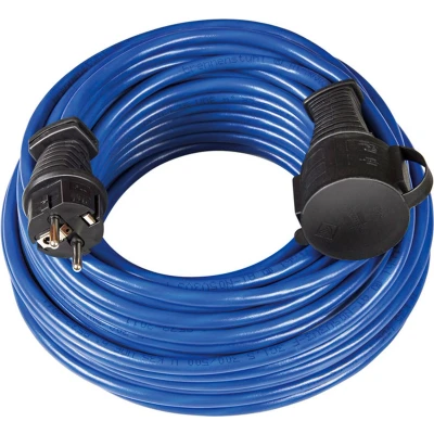 Afbeelding van Brennenstuhl Bremaxx verlengkabel (25 m kabel, voor kortstondig gebruik buitenshuis IP44) 25 blauw