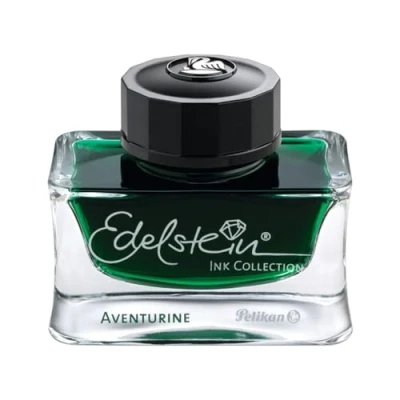 Afbeelding van Pelikan Inktpot Edelstein Aventurine 50ml Gratis graveren