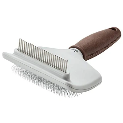 Afbeelding van HUNTER SPA ontharingsborstel en kam voor honden, 21 x 12 cm L