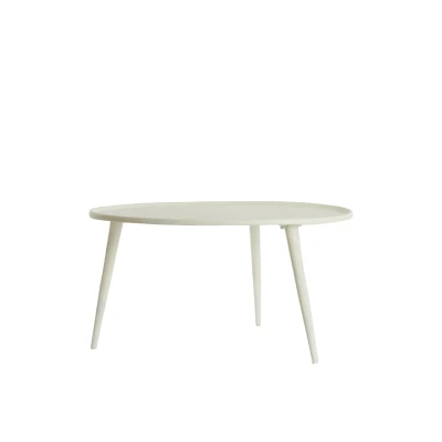 Afbeelding van Light &amp; Living Bijzettafel BABINA Ø67.5x37cm Wit