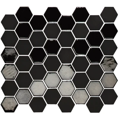 Afbeelding van The Mosaic Factory Valencia Zwart Mat en Glans Mix