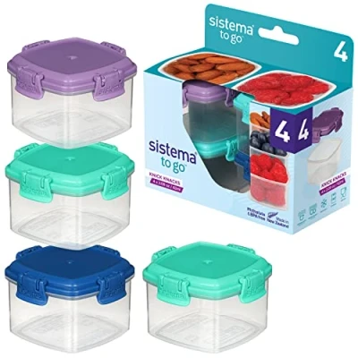 Afbeelding van Sistema To Go Set Van 4 Voorraaddoosjes Mini Knick Knack 62ml